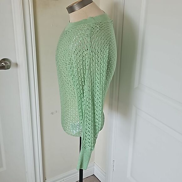 Marciano Women's Tony Sweater Top With Long Sleeves Small Mellow Mint - Picture 3 of 16